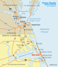 Map of Kitty Hawk, NC | Visit Outer Banks | OBX Vacation Guide