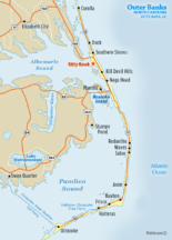 Map of Kitty Hawk, NC | Visit Outer Banks | OBX Vacation Guide